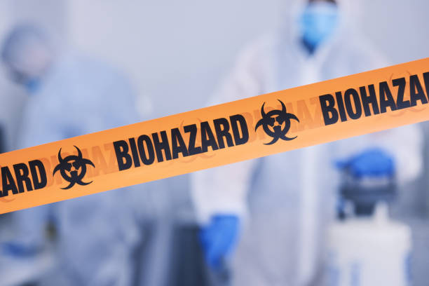 Professional Blood Cleanup technician working in Somerville, OH